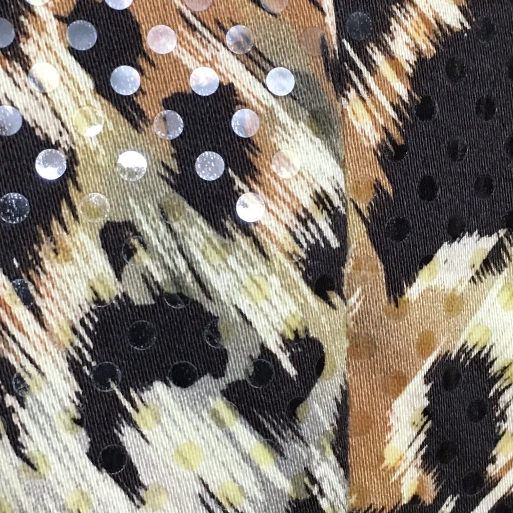 Vintage Leopard Print Cache Blazer Jacket Clear C… - image 7